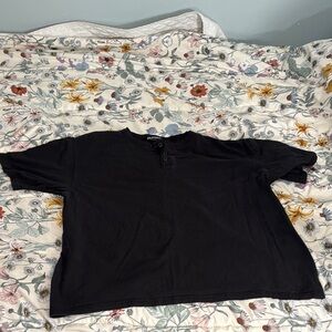 Puritan Black Knit Top